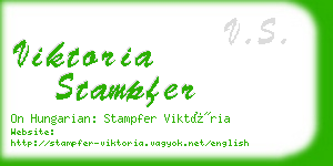 viktoria stampfer business card